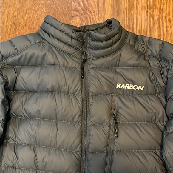 Karbon Gray Quilted Puffer Jacket with Water-Resistant Shell. EUC! - Picture 2 of 6